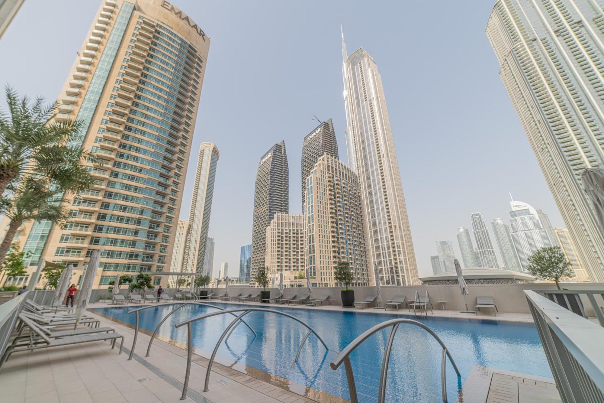 First Class 2Br With Full Dubai Boulevard View Zewnętrze zdjęcie