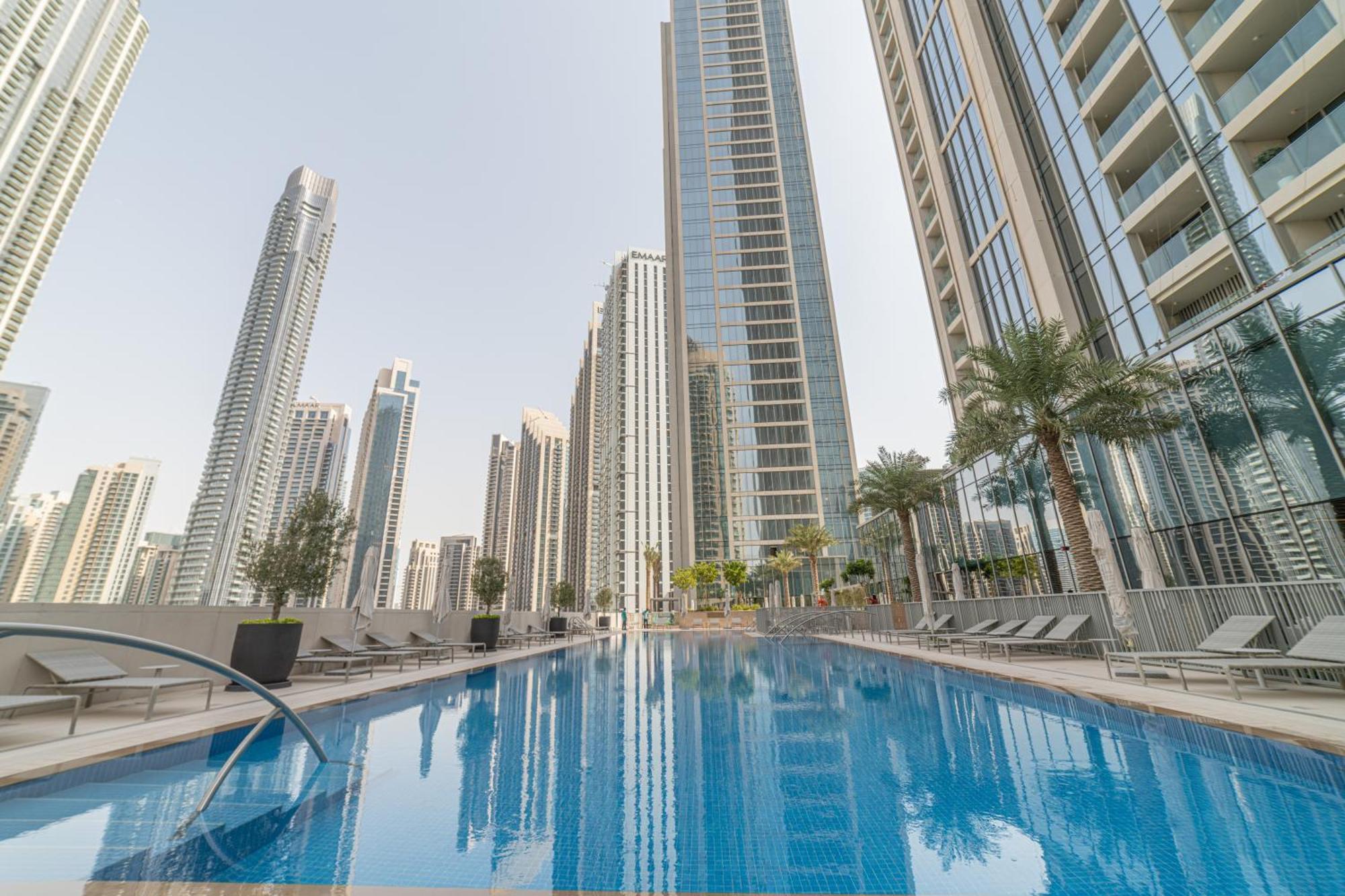 First Class 2Br With Full Dubai Boulevard View Zewnętrze zdjęcie