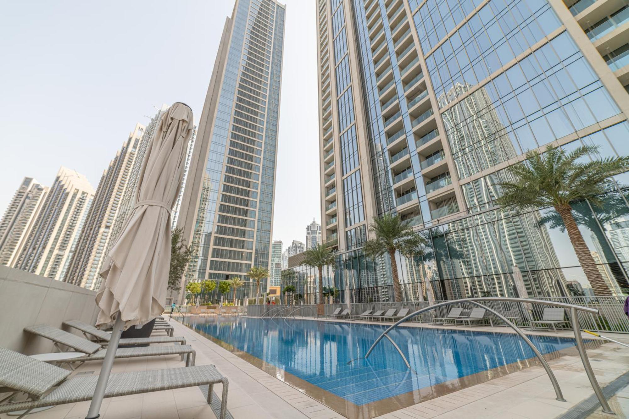 First Class 2Br With Full Dubai Boulevard View Zewnętrze zdjęcie